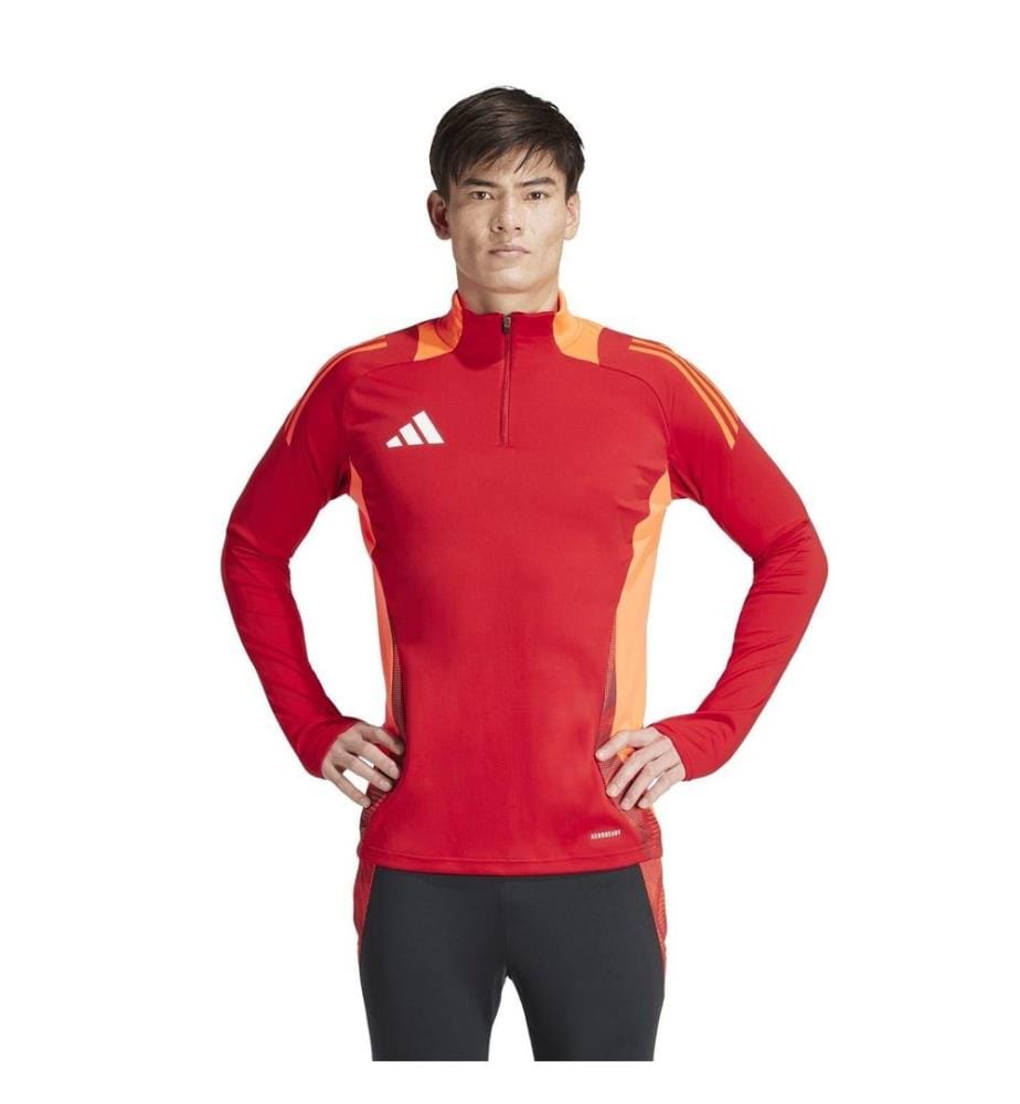 Adidas - Trikot für Herren, mit halbem Reissverschluss, Langärmlig