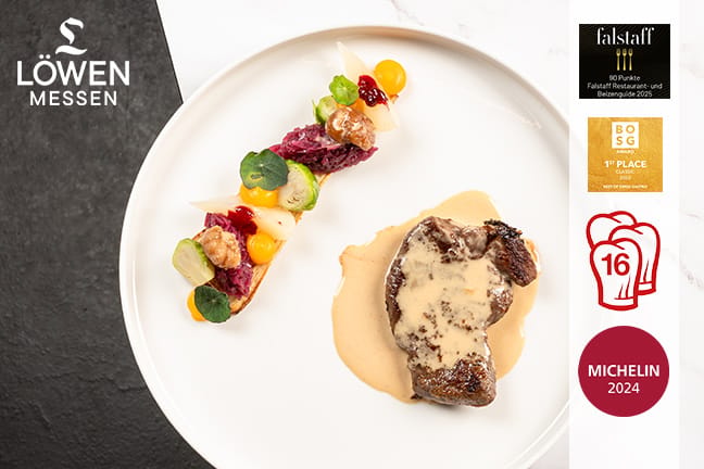 6-Gang-Überraschungsmenü – «Chef's choice» auf Gault-Millau-Niveau