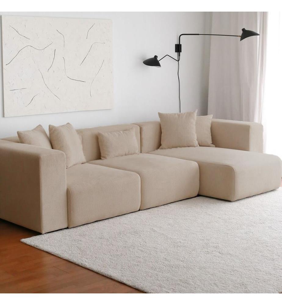 Canapé d'angle Yolo - Beige