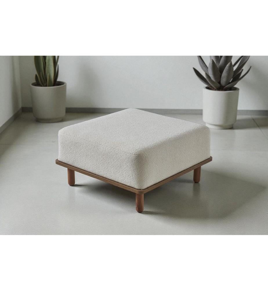 Pouf Pia - Blanc