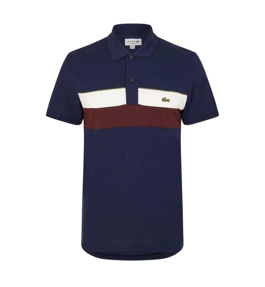 Lacoste - Polo motif/style blocs de couleurs - Homme