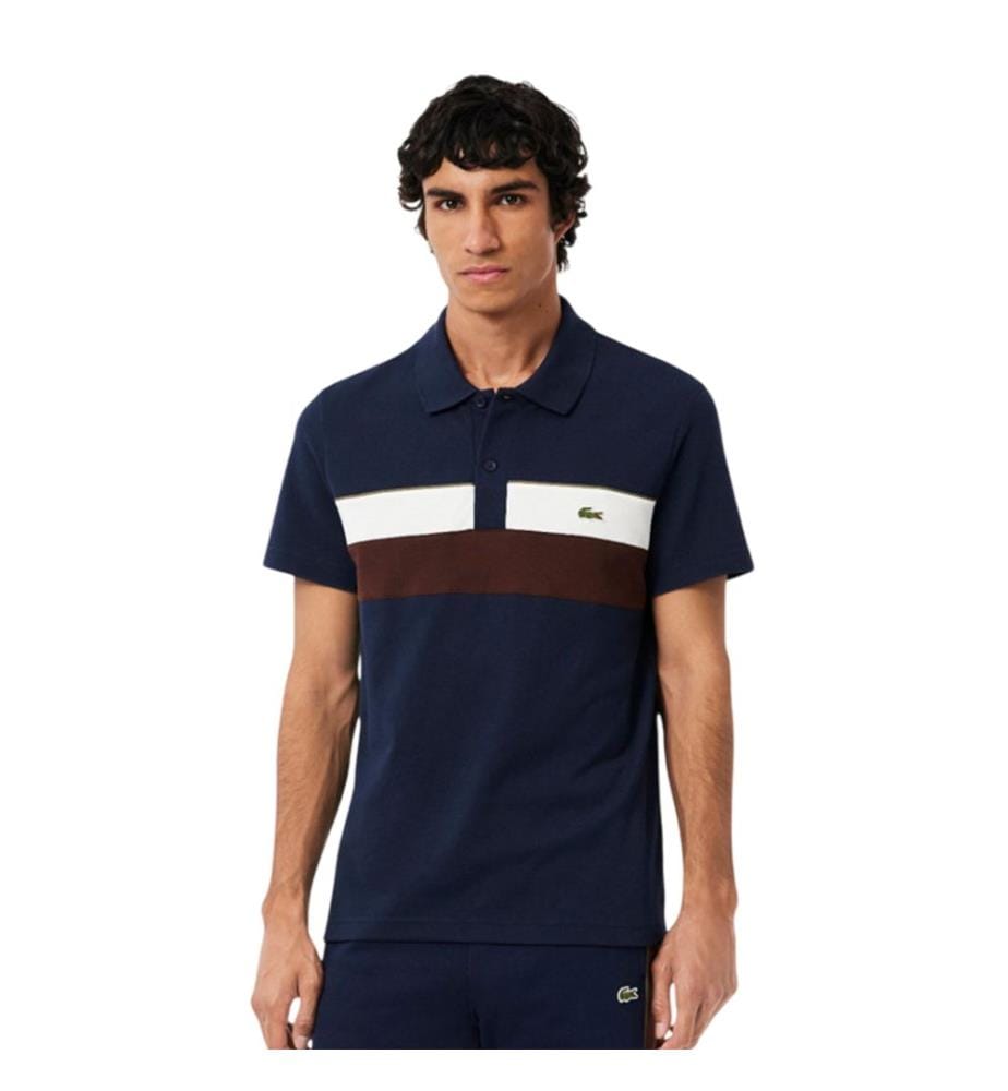Lacoste - Polo motif/style blocs de couleurs - Homme