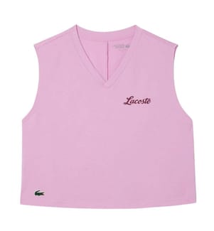 Lacoste - "Sport" Kurzes Top für Damen, leger, Ärmellos