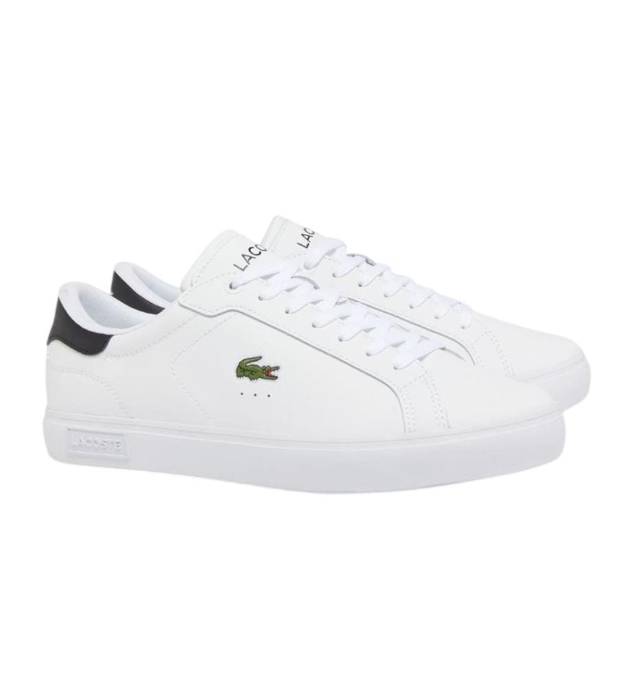 Lacoste - "Powercourt" Sneaker für Herren, Leder, Flach