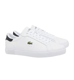 Lacoste - "Powercourt" Sneaker für Herren, Leder, Flach