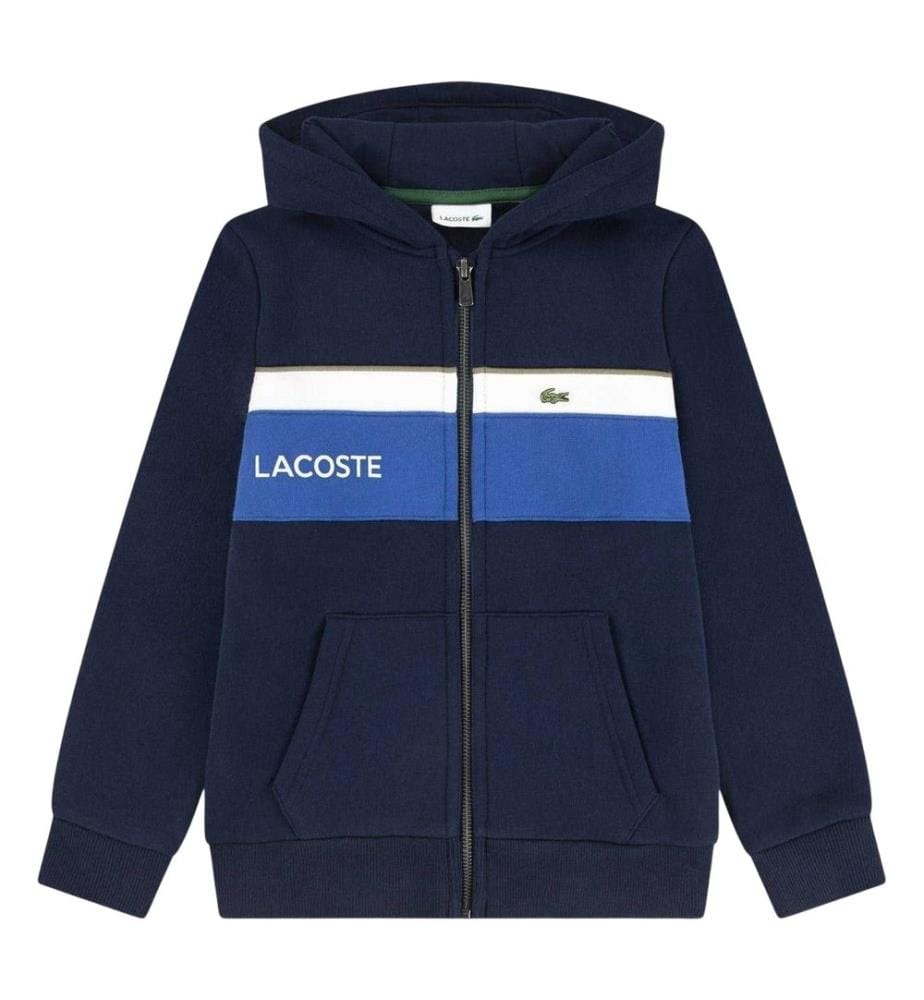 Lacoste - Hoodie mit durchgehendem Reissverschluss für Kinder
