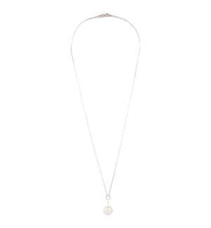Pendentif "Jolie Perle Enchantée " Diamant : 0,13ct/42+ 1 perle blanche de 7,5mm