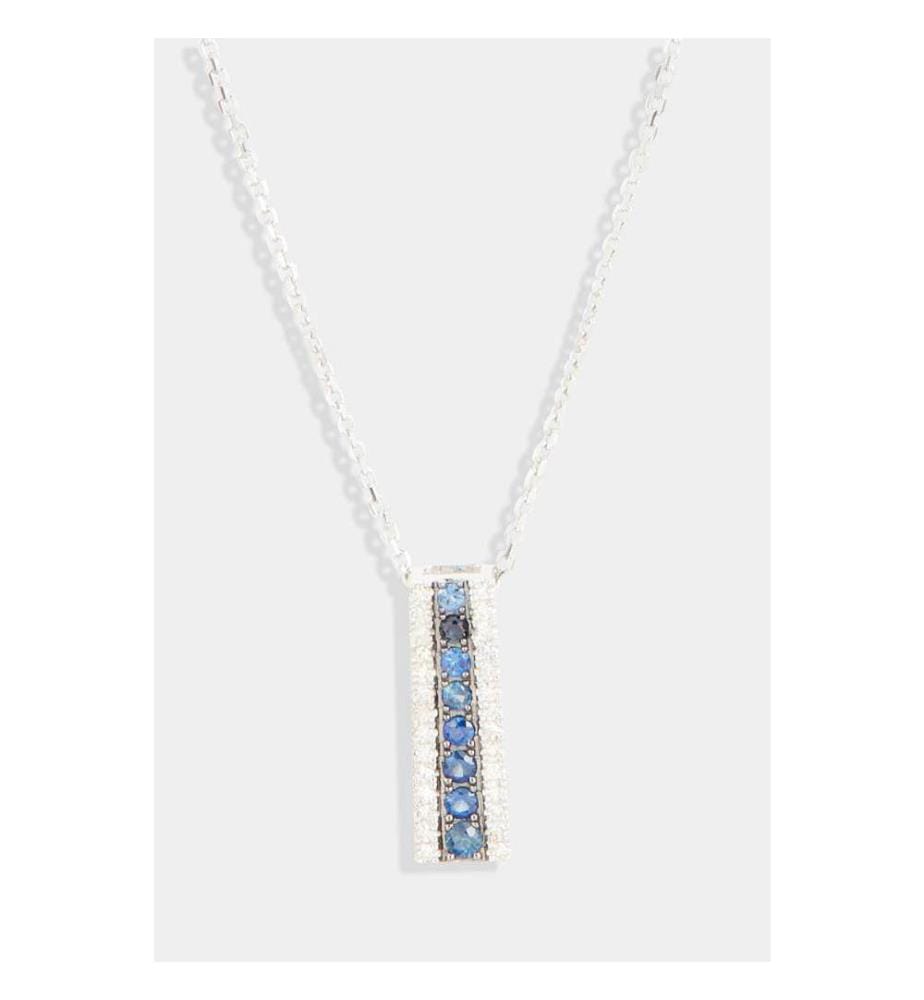 Pendentif Lucrezia - Or Blanc