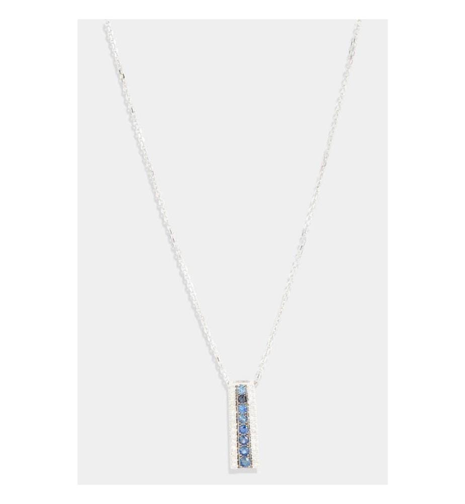 Pendentif Lucrezia - Or Blanc