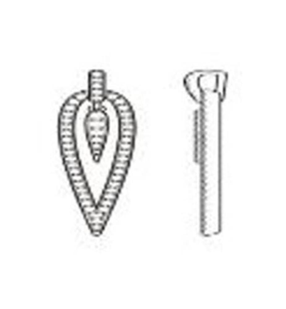 Pendentif Lania - Or Blanc 375/1000