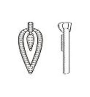 Pendentif Lania - Or Blanc 375/1000