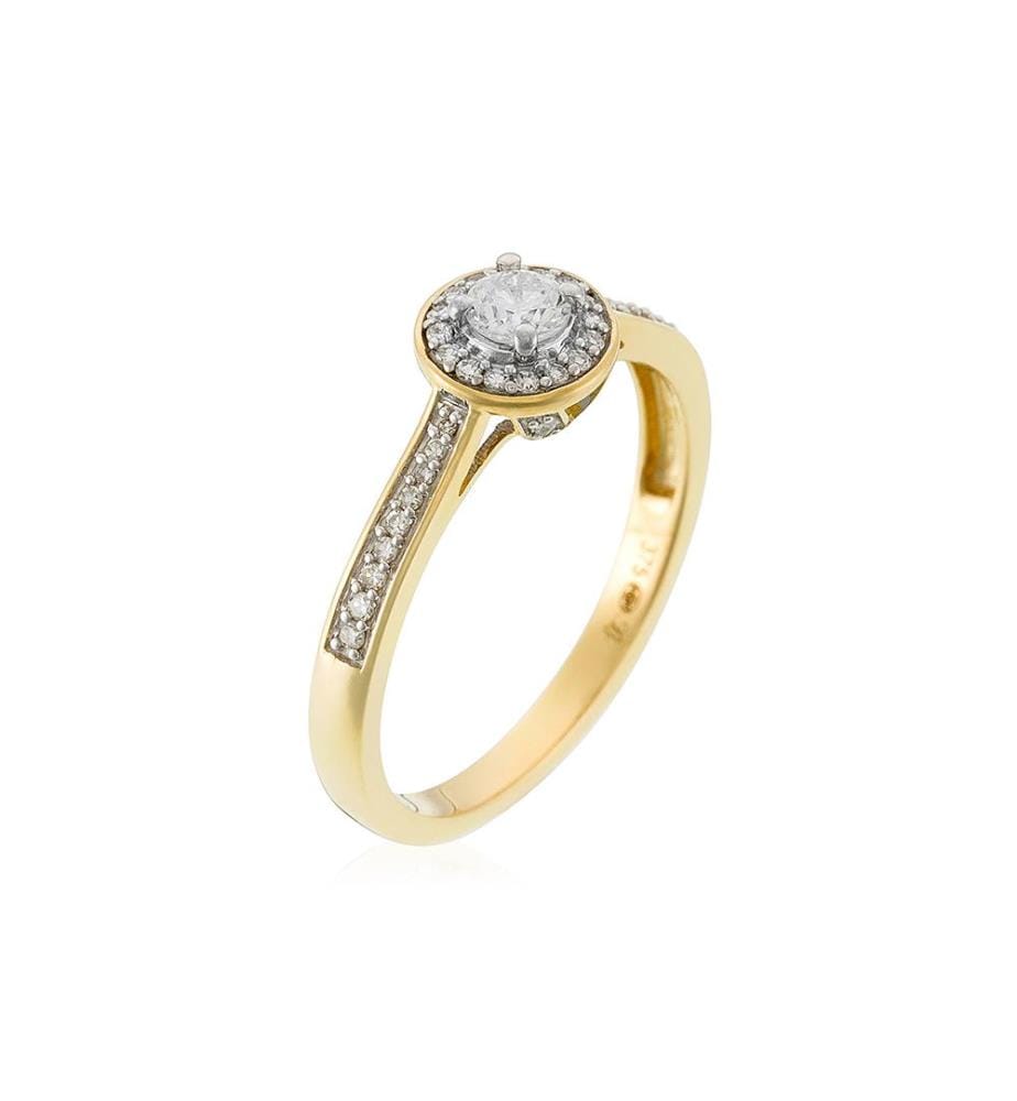 Bague Brillant Somptueux - Doré