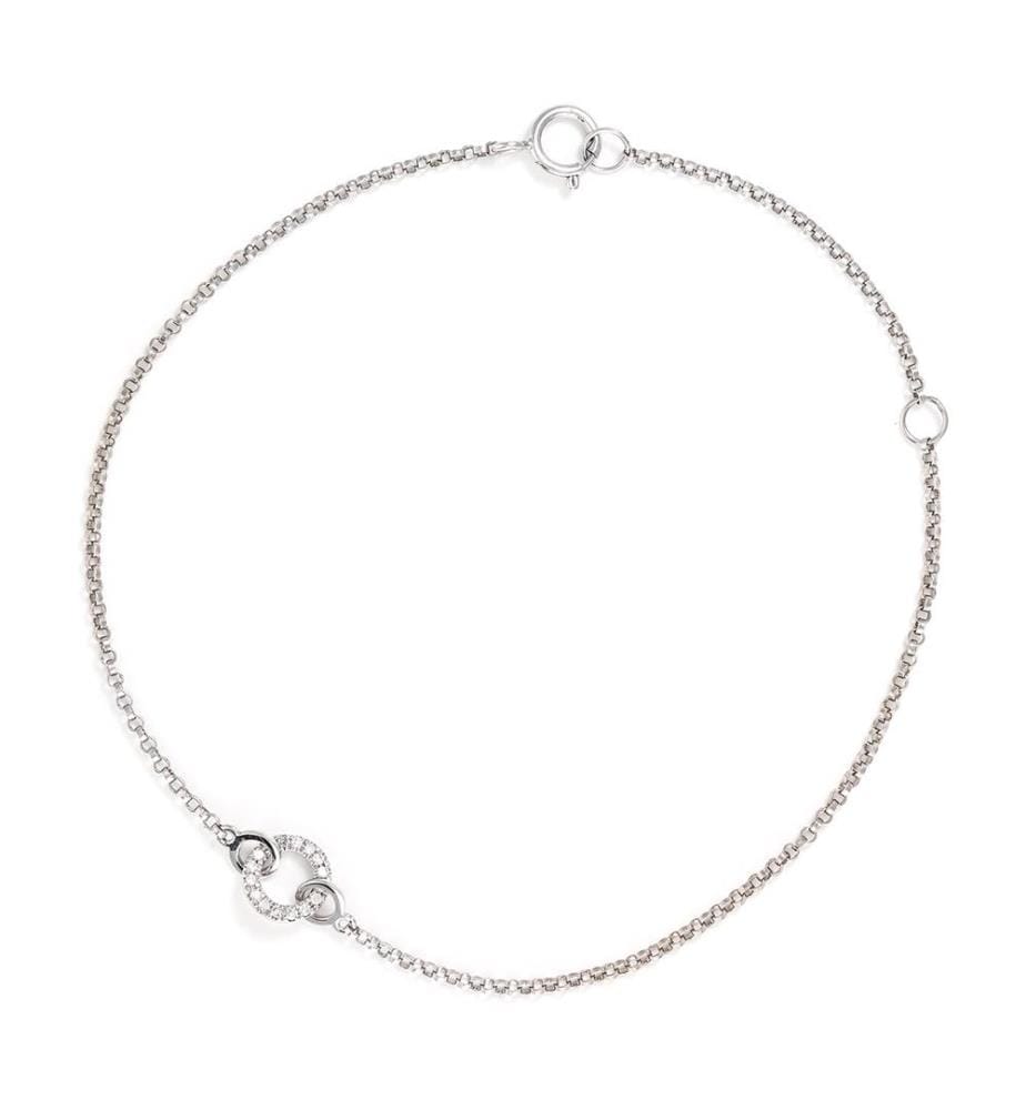 Lia bracelet - White gold 375/1000