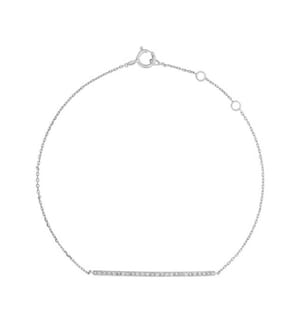 Armband Rinnsal - Weissgold 375/1000