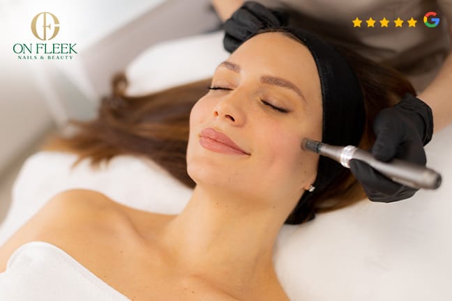 Gesichtsreinigung mit Microneedling