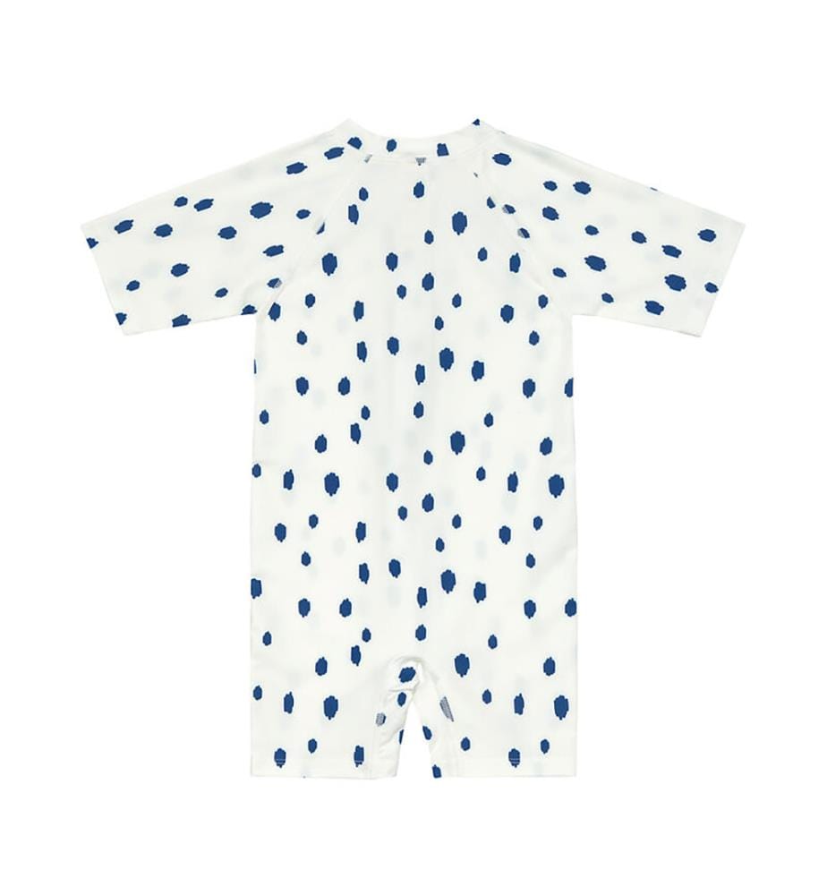 Combinaison anti-UV manches courtes - Spots blue/nature