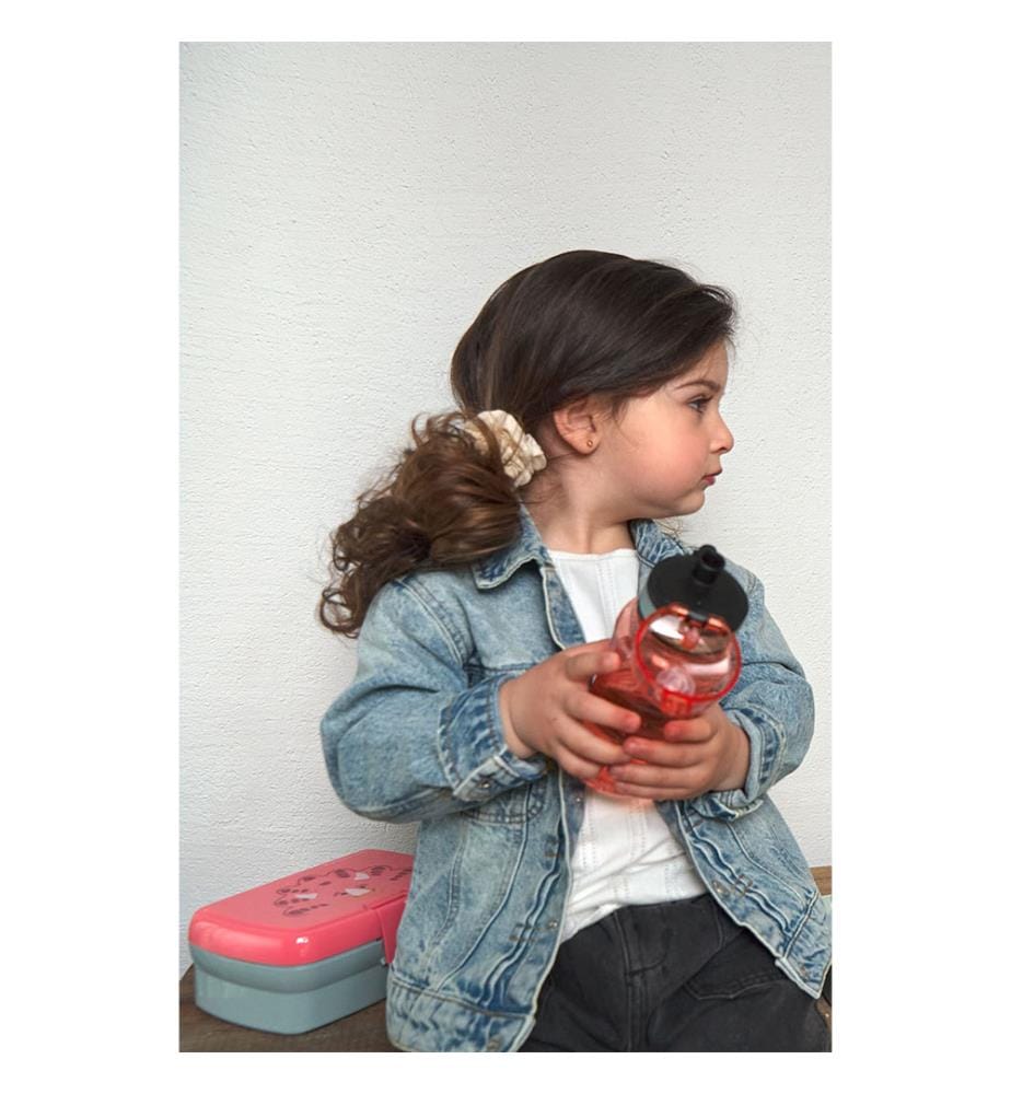 Lunchbox+bouteille Dino Rose
