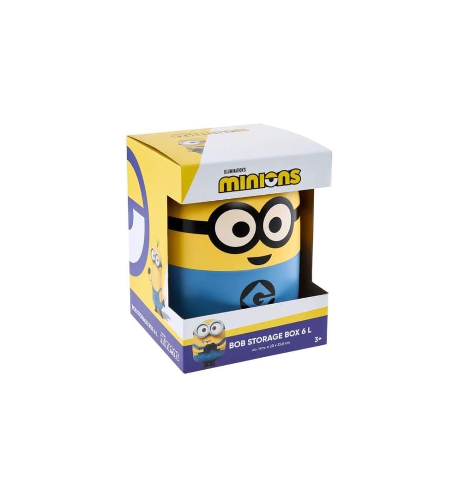 keeeper Bob les Minions Rond Plastique Bleu Jaune 6 l