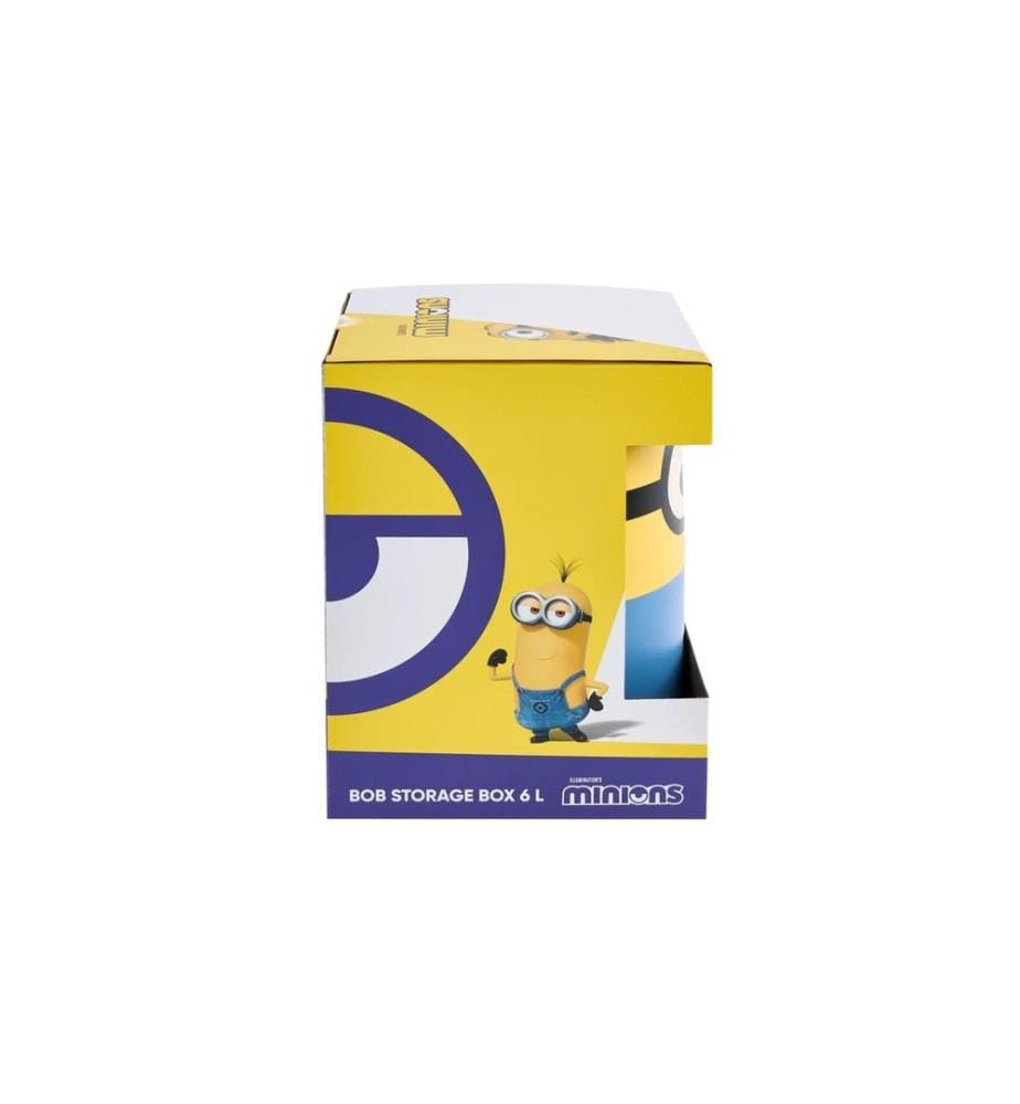 keeeper Bob les Minions Rond Plastique Bleu Jaune 6 l