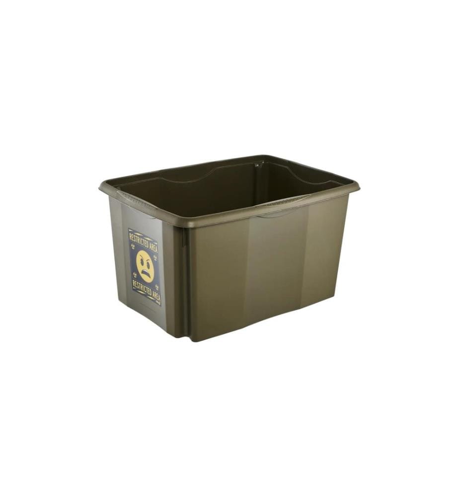 keeeper Karolina Emoji Danger PP vert olive 45 l 40 x 55.5 x 30 cm
