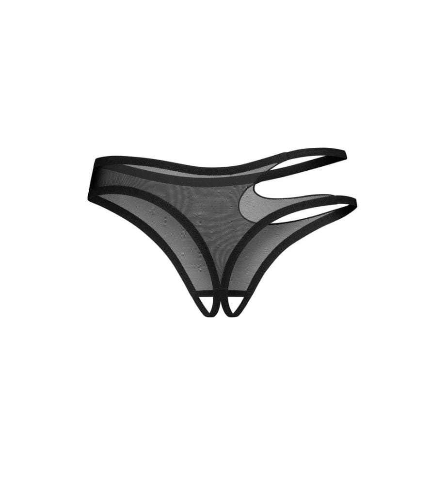 Saturis Offener String - Schwarz