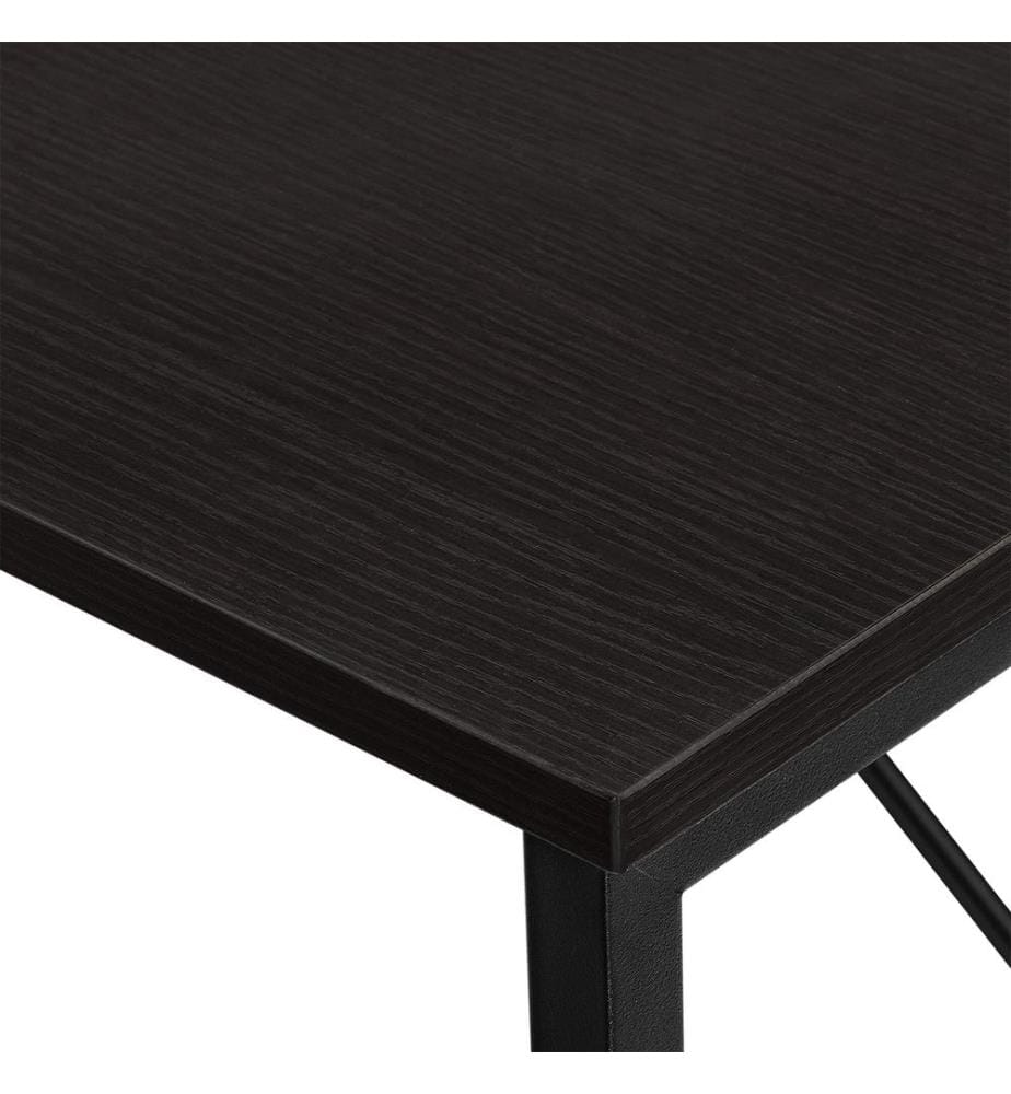 Schreibtisch Stavanger 122x120x64 cm mit Regal 4 Flächen Metall