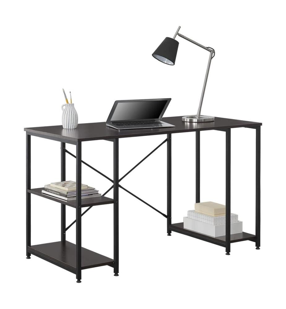 Schreibtisch Aarhus 75x120x60 cm mit 3 Ablagen