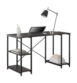 Schreibtisch Aarhus 75x120x60 cm mit 3 Ablagen