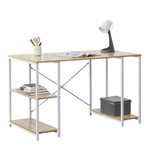 Schreibtisch Aarhus 75x120x60 cm mit 3 Ablagen