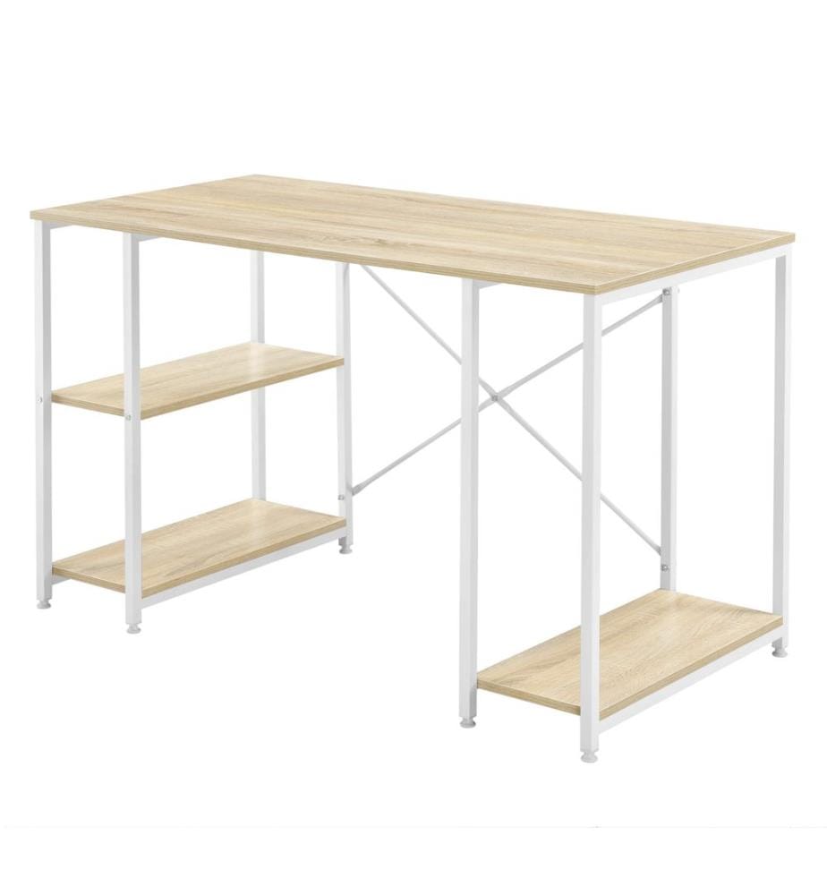Schreibtisch Aarhus 75x120x60 cm mit 3 Ablagen
