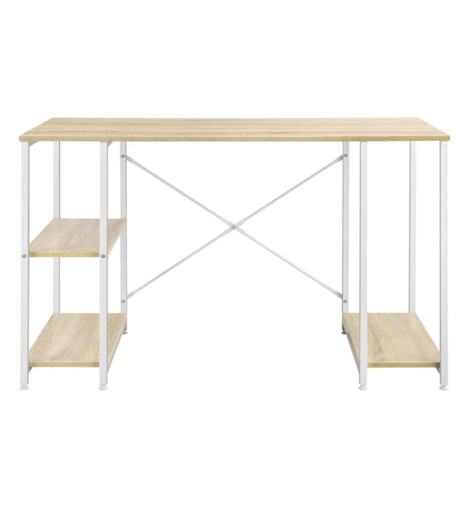 Schreibtisch Aarhus 75x120x60 cm mit 3 Ablagen
