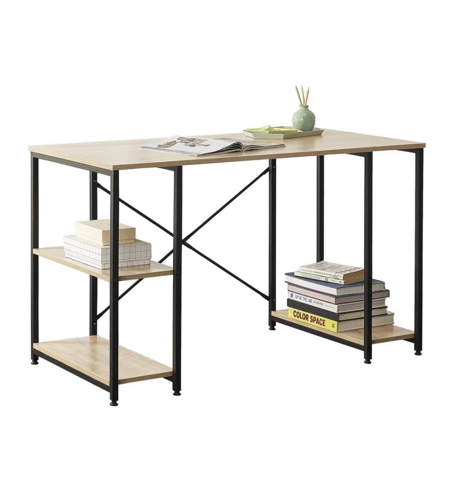Schreibtisch Aarhus 75x120x60 cm mit 3 Ablagen