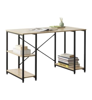 Schreibtisch Aarhus 75x120x60 cm mit 3 Ablagen