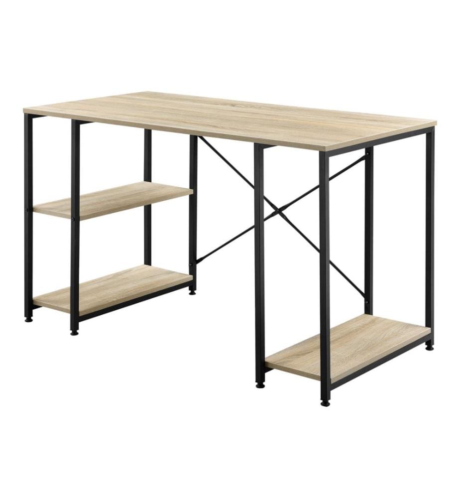 Schreibtisch Aarhus 75x120x60 cm mit 3 Ablagen