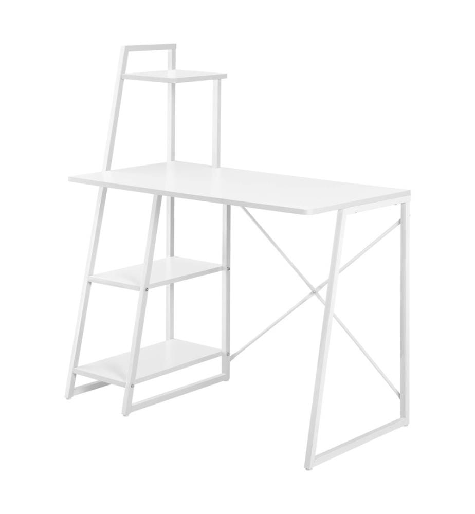 Schreibtisch Aalborg 117x102x50 cm mit Regal 4 Flächen