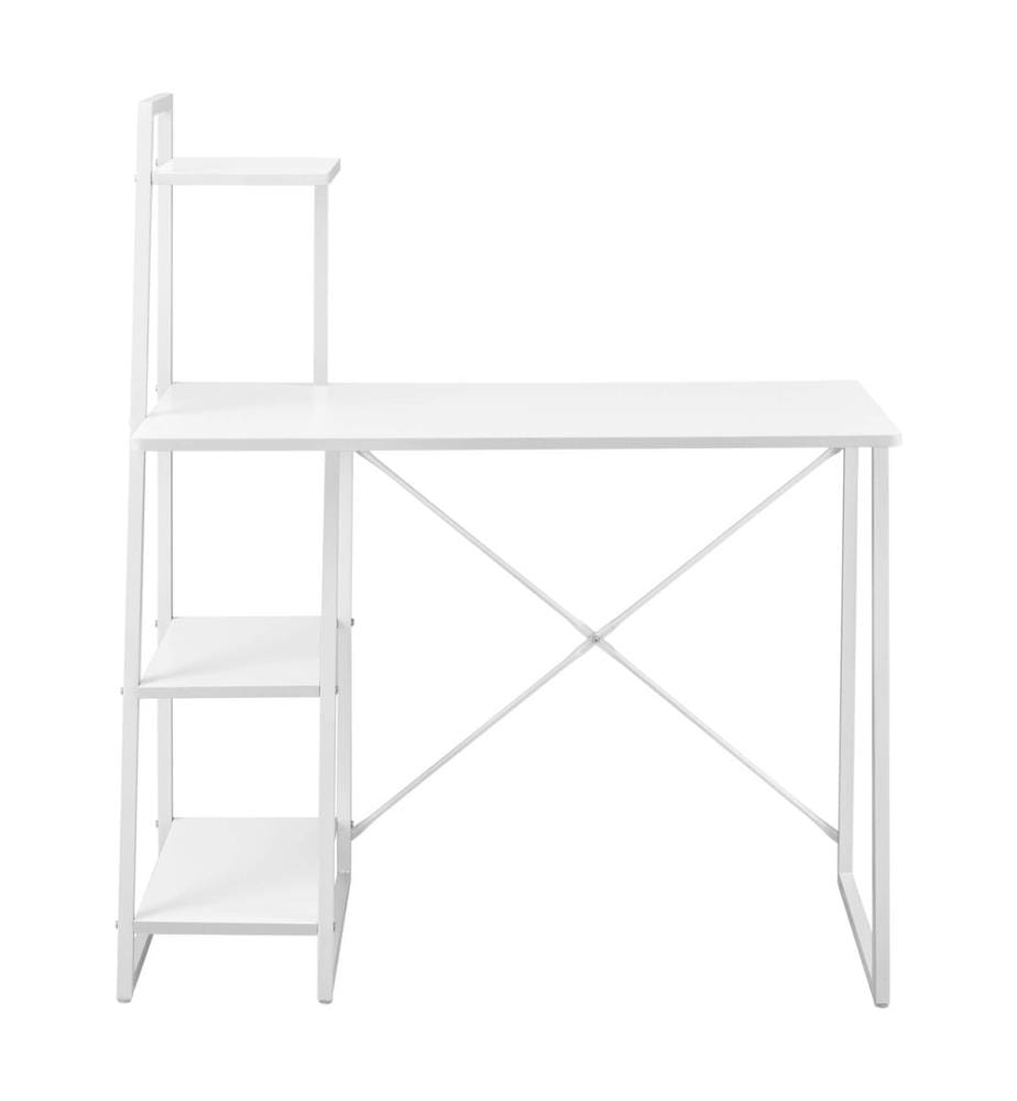 Schreibtisch Aalborg 117x102x50 cm mit Regal 4 Flächen