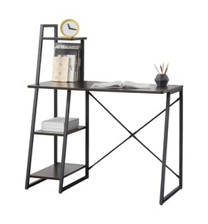 Schreibtisch Aalborg 117x102x50 cm mit Regal 4 Flächen