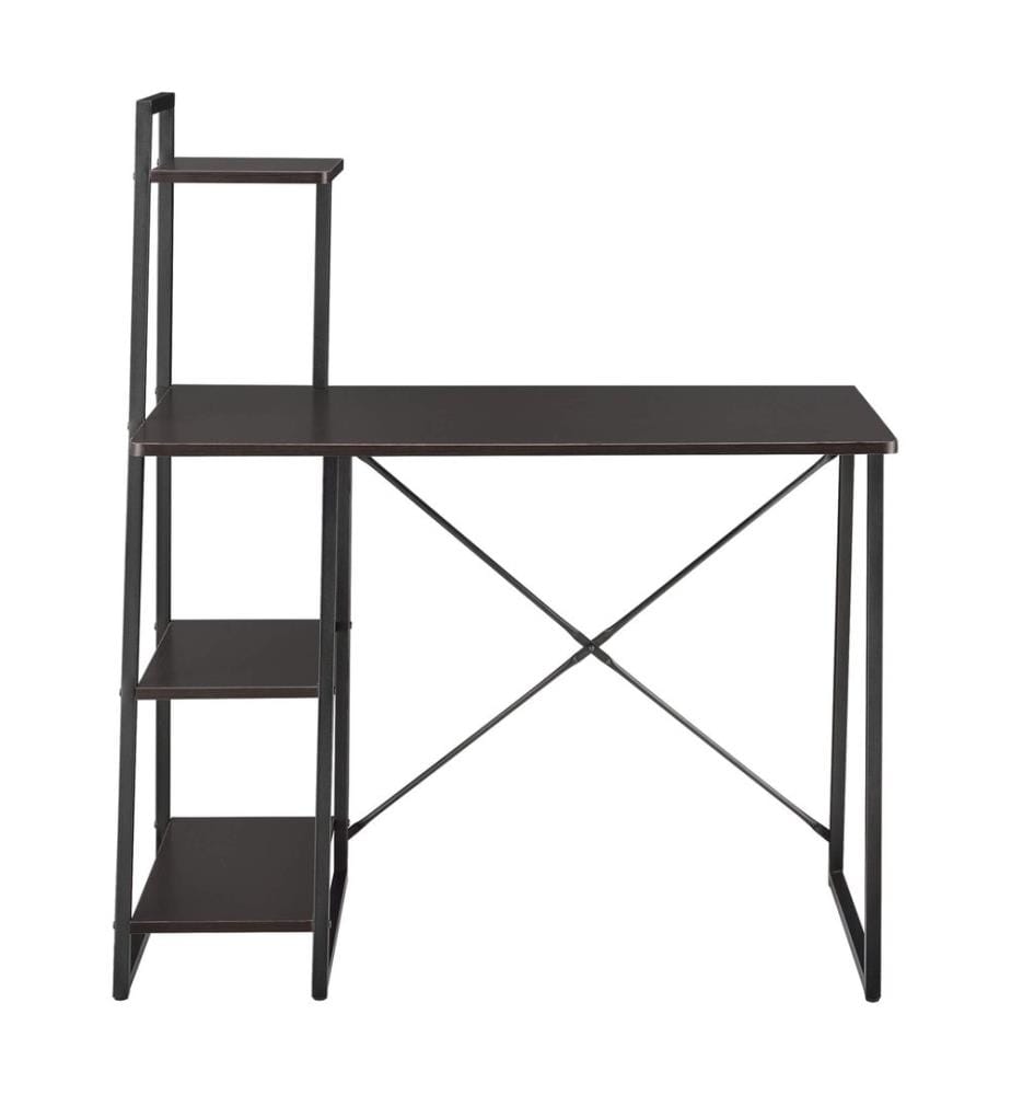 Schreibtisch Aalborg 117x102x50 cm mit Regal 4 Flächen
