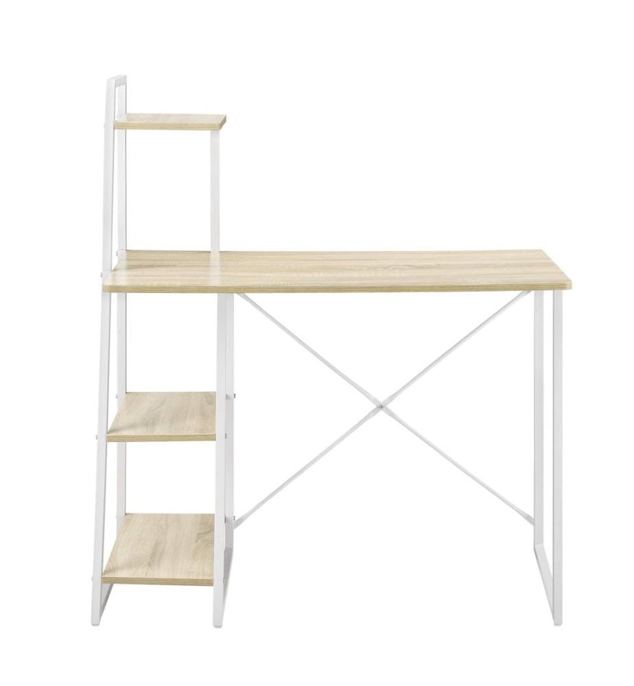 Schreibtisch Aalborg 117x102x50 cm mit Regal 4 Flächen