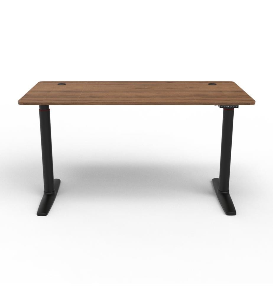 Scrivania in piedi Arogno, tavolo regolabile in altezza elettricamente, 140x60 cm