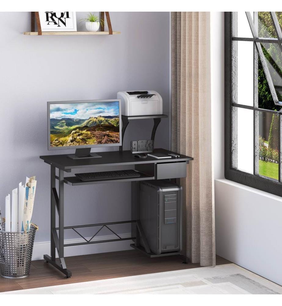 Scrivania per computer con cassetti 90x50x95 cm