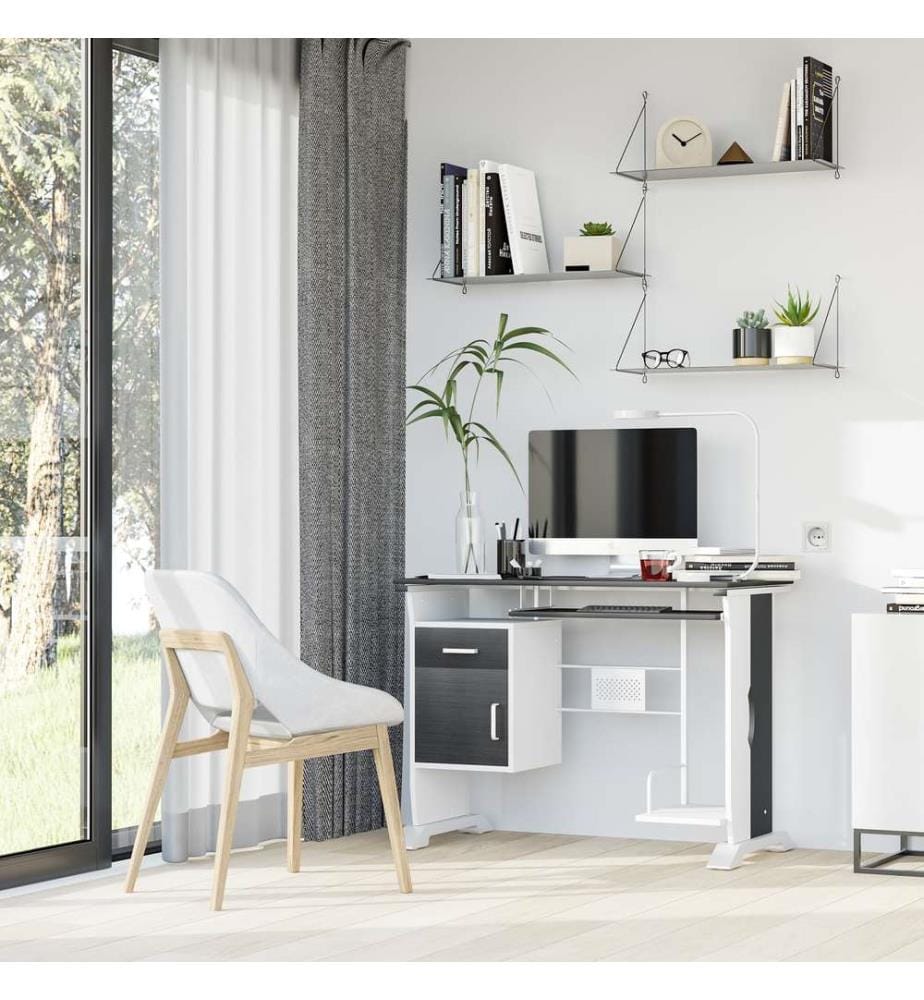 Scrivania per computer con cassetti 100x52x75 cm