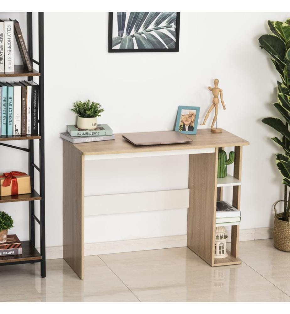 Scrivania con scaffale 100x44x74 cm