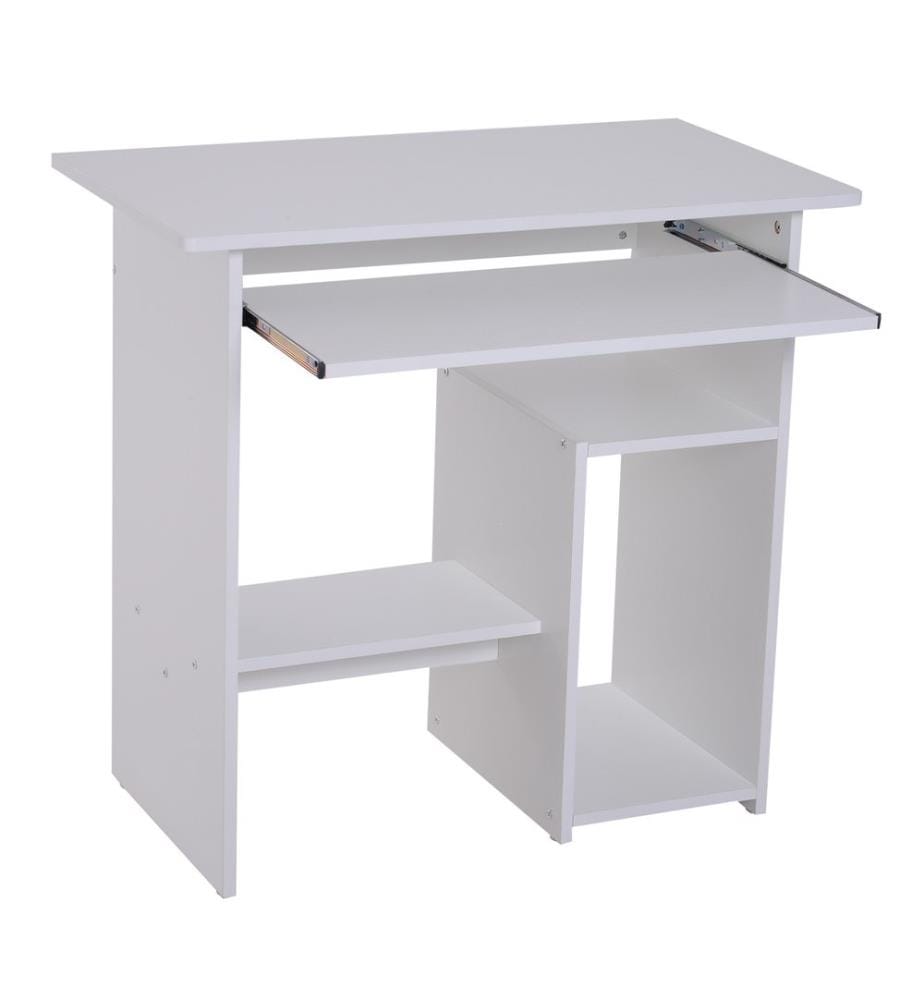 Scrivania per computer, scrivania per PC, nera, 80x45x75 cm