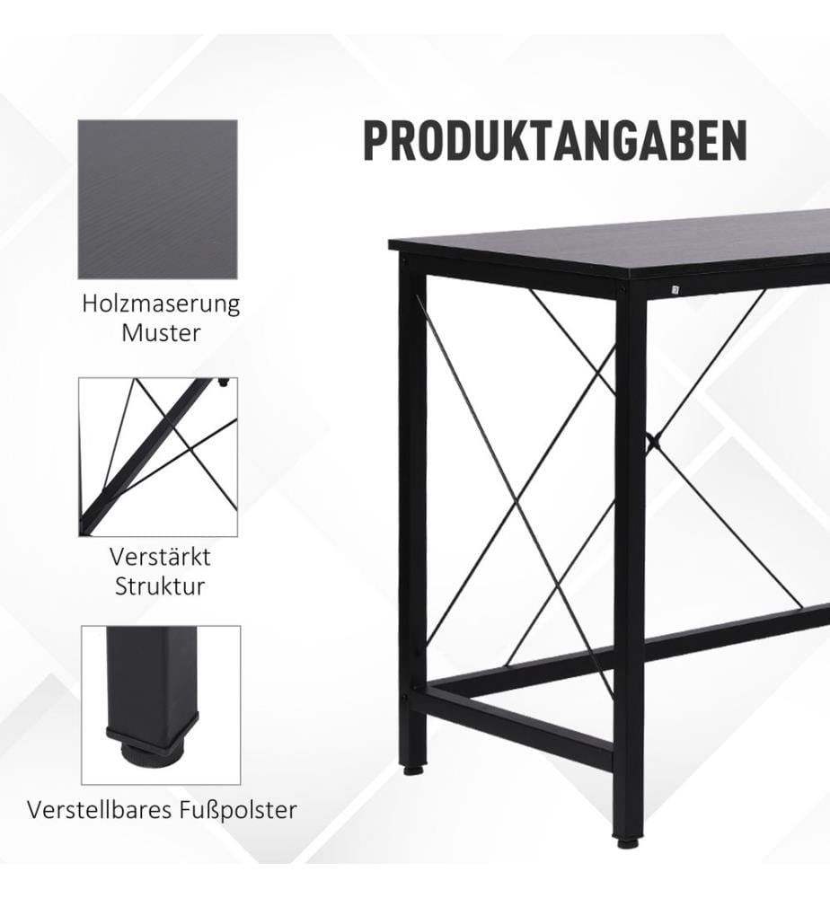 Computertisch L-Form Eck-Schreibtisch 150x150x76 cm