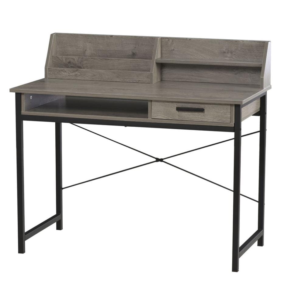 Schreibtisch mit Regal Schublade Computertisch 106x53x95 cm