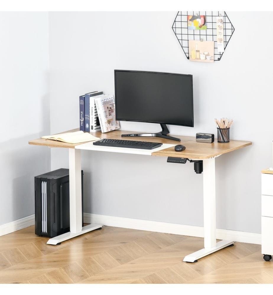 Stehpult Elektrischer Schreibtisch Natur 140x70x116 cm