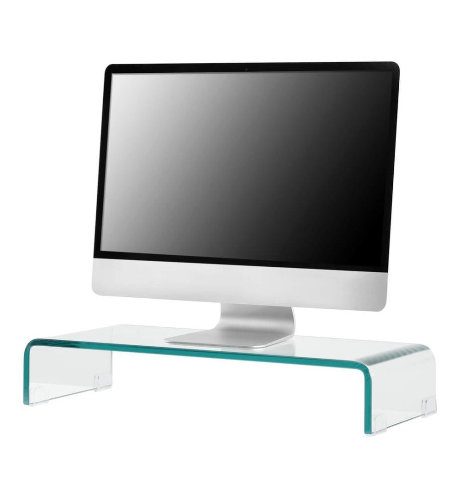 Monitorerhöhung Pretoria 70x30x13 cm Glas Transparent