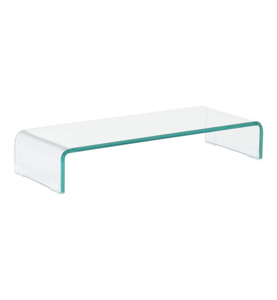 Monitorerhöhung Pretoria 70x30x13 cm Glas Transparent