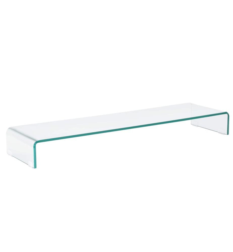 Monitorerhöhung Pretoria 110x30x13 cm Glas Transparent